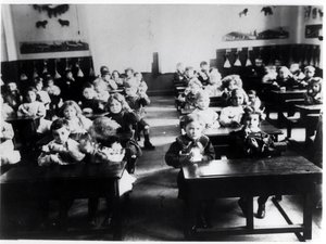 Niños en un aula